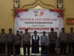 Kapolresta Serkot bersama pejabat utama dan Personel laksanakan Kegiatan Dzikir dan doa bersama Kapolresta Serkot bersama pejabat utama dan Personel laksanakan Kegiatan Dzikir dan doa bersama