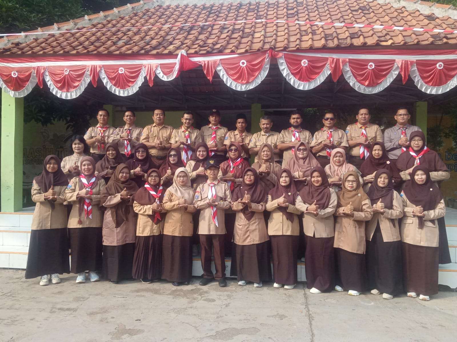 SMPN 6 Cilegon Rayakan Hari Pramuka ke-64, Gaungkan Semangat Dasadarma untuk Generasi Muda