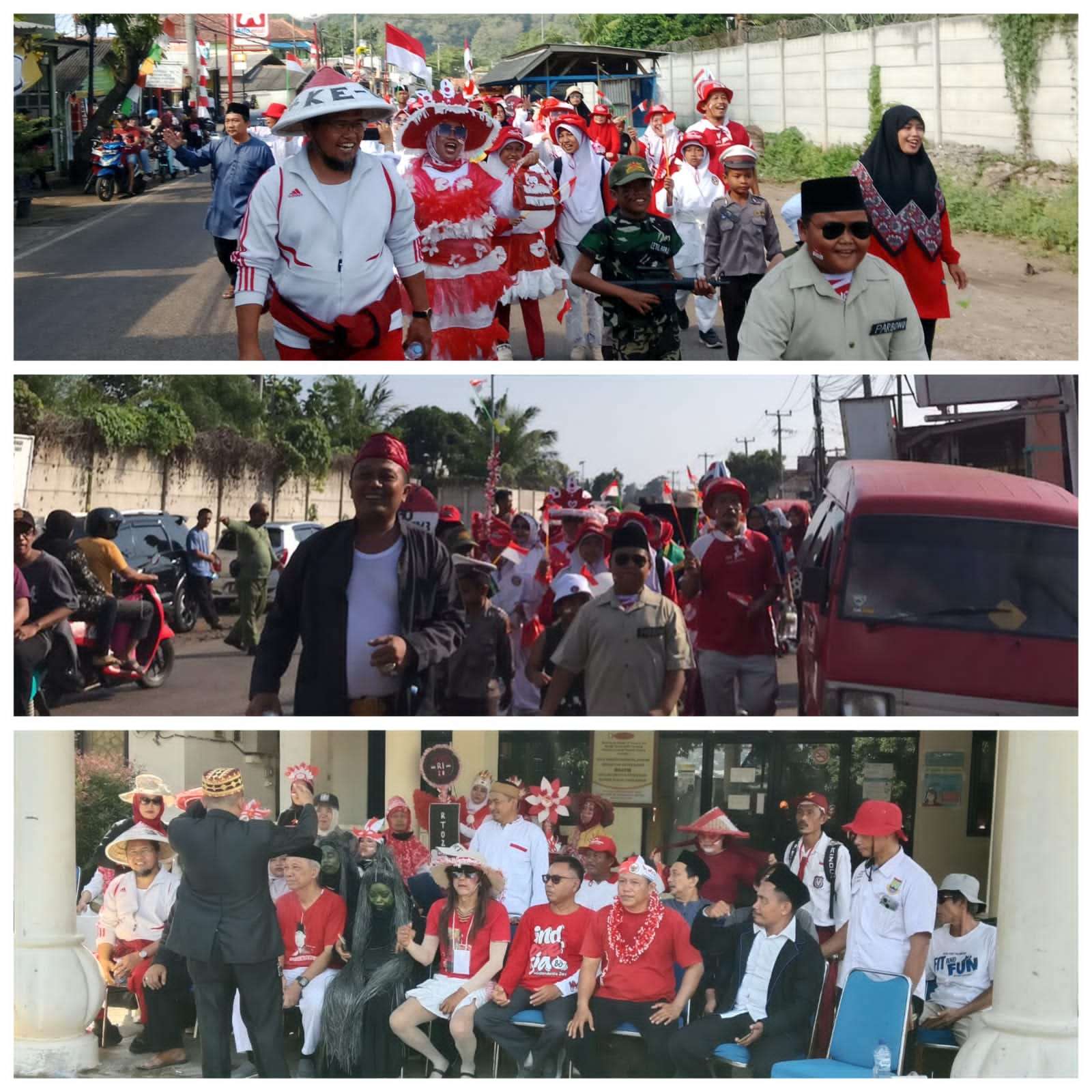 Antusias Masyarakat RW 03 Rayakan HUT RI Ke 80 Dengan Upacara Dan Pawai Kemerdekaan