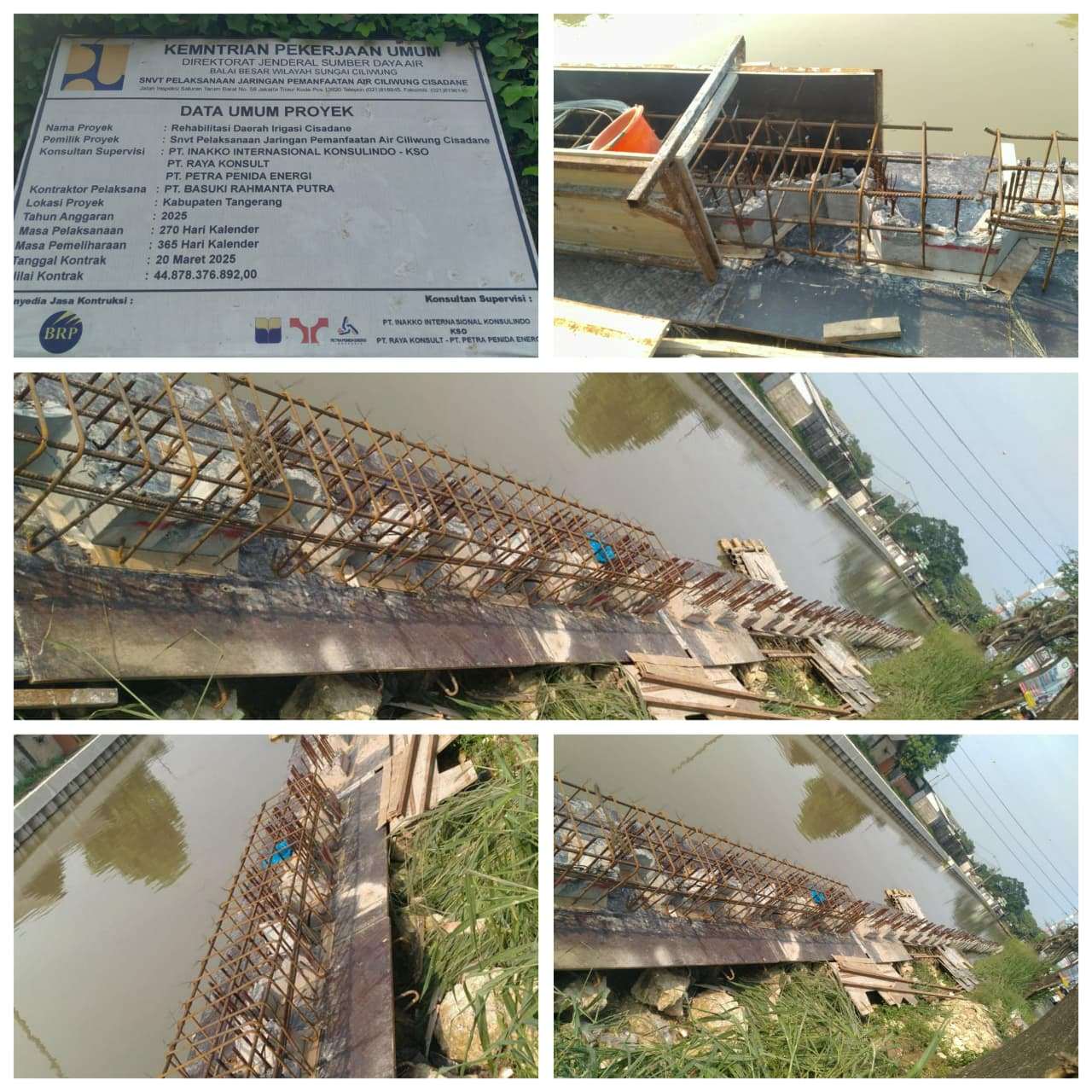 Cegah Adanya Dugaan Korupsi. Proyek 44,8 Miliar Rehabilitasi D.I Cisadane Harus di Awasi Ketat Cegah Adanya Dugaan Korupsi. Proyek 44,8 Miliar Rehabilitasi D.I Cisadane Harus di Awasi Ketat