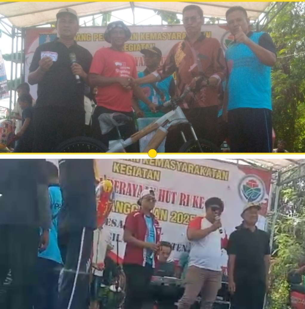 Semarak HUT Ke 80 Kemerdekaan RI Pemerintah Desa Sentul Gelar Perlombaan Karoke Dan Jalan Sehat