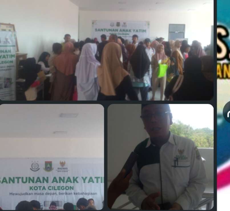 Baznas Cilegon Gelar Santunan di Kelurahan Kubangsari, Wujudkan Masa Depan dan Berikan Kebahagiaan
