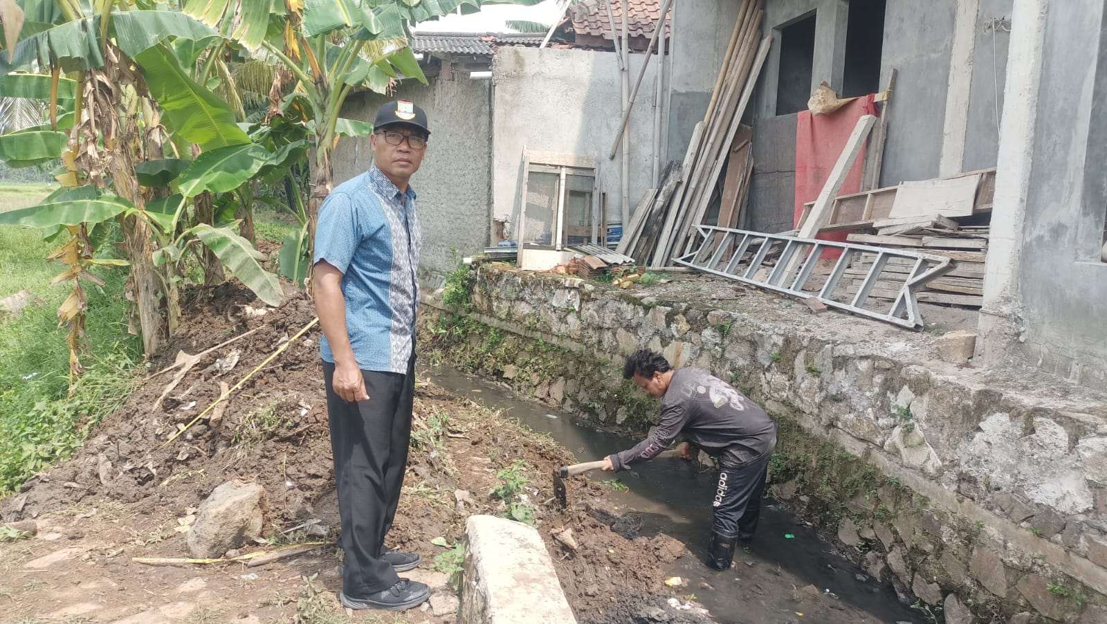 Monitoring Normalisasi Kali Dukumalang, Lurah Tegal Bunder Apresiasi Upaya Cegah Banjir
