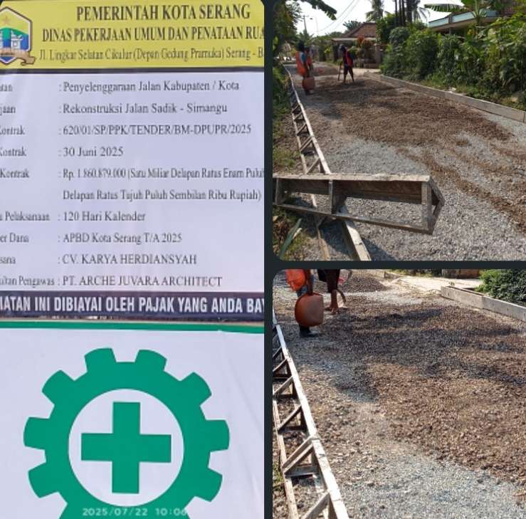 Pelaksana Proyek Jalan Sadik - Simangu Alergi Terhadap Wartawan LSM Geram Banten Indonesia Akan Terus Mengawasi Pelaksana Proyek Jalan Sadik - Simangu Alergi Terhadap Wartawan LSM Geram Banten Indonesia Akan Terus Mengawasi