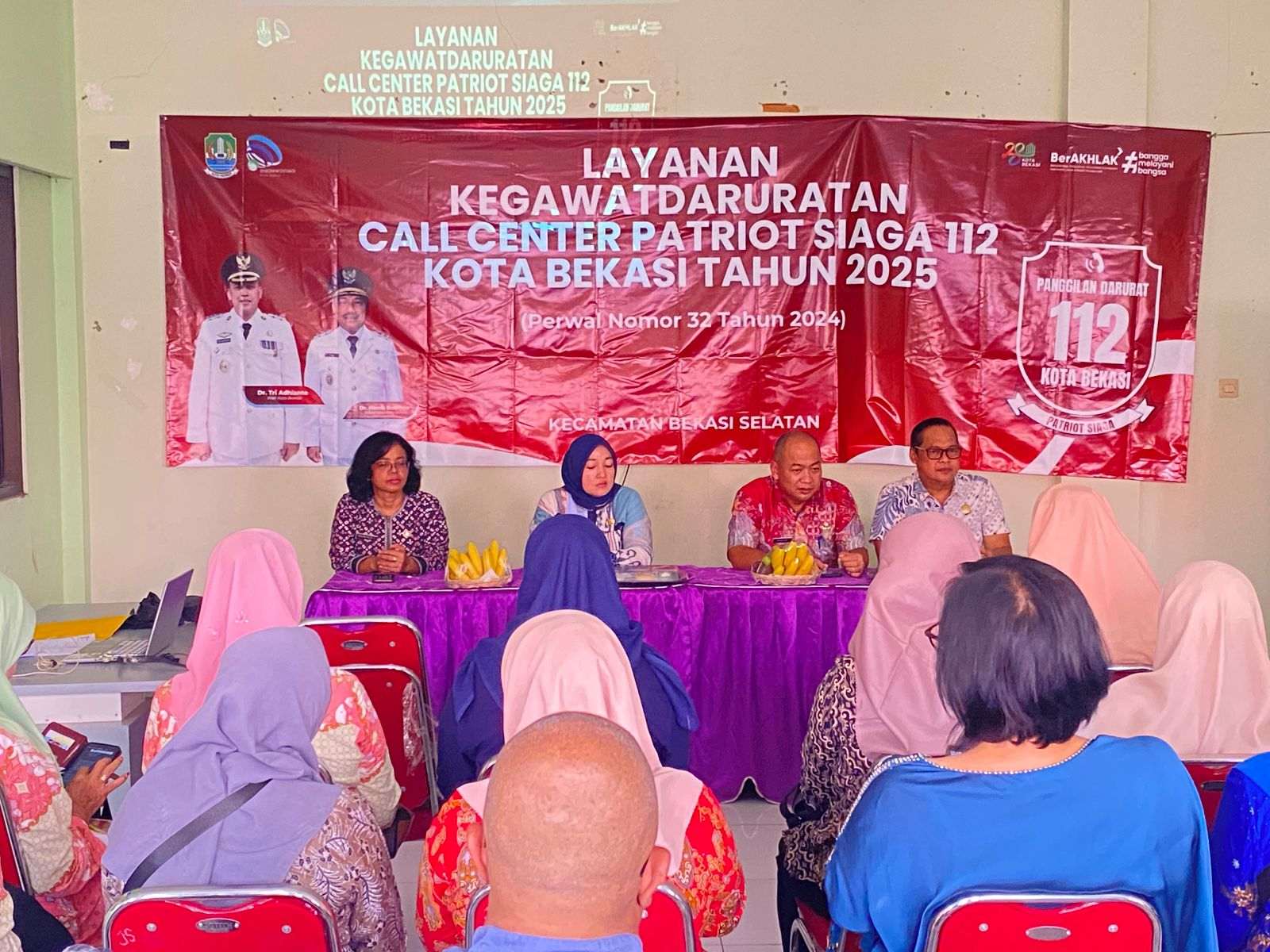 Diskominfostandi Kota Bekasi Gelar Diseminasi Layanan NTPD 112 di Kecamatan Bekasi Selatan Diskominfostandi Kota Bekasi Gelar Diseminasi Layanan NTPD 112 di Kecamatan Bekasi Selatan