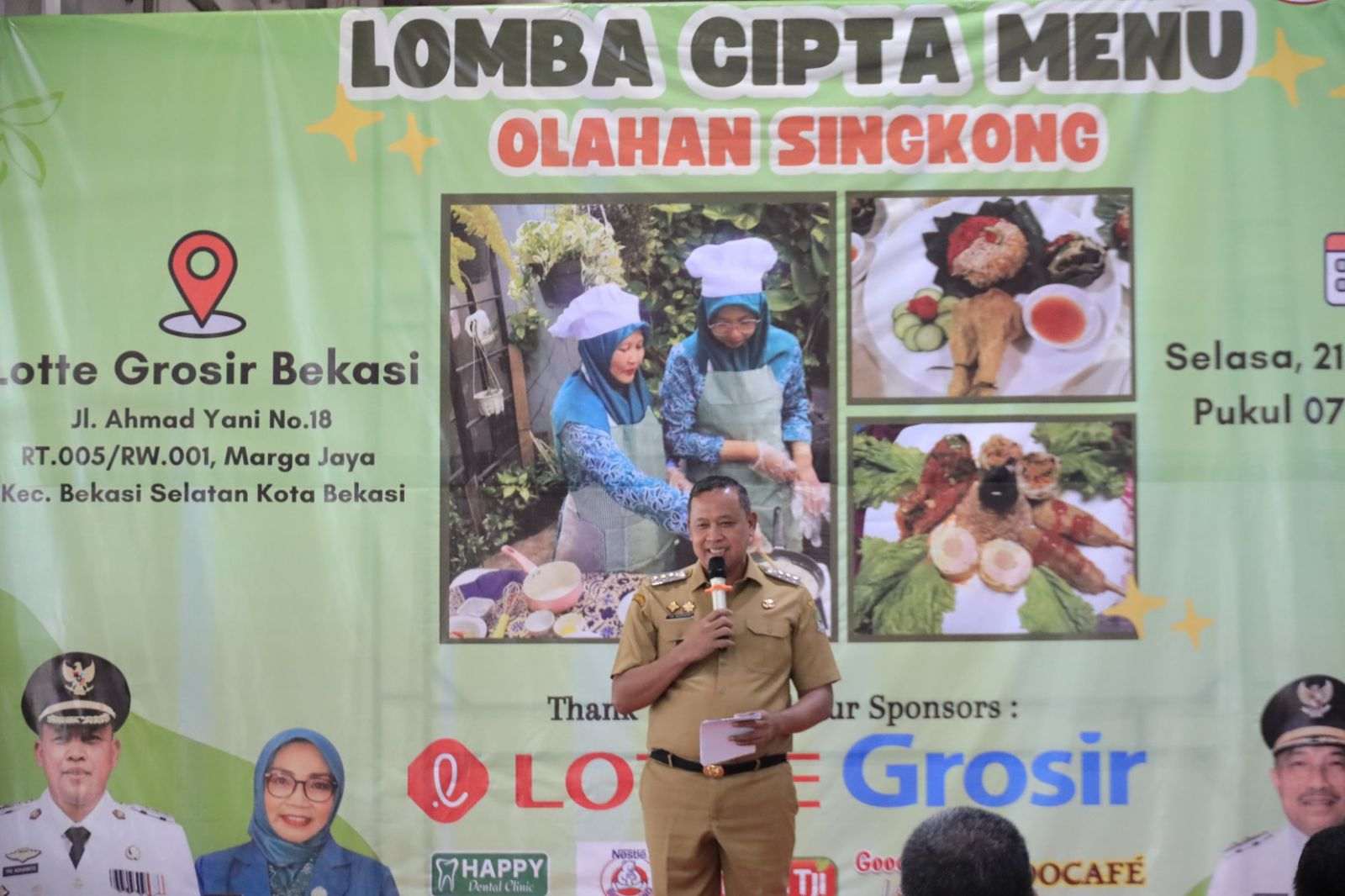 Wali Kota Bekasi Buka Lomba Cipta Menu Berbasis Singkong Peringati Hari Pangan Sedunia 2025 Wali Kota Bekasi Buka Lomba Cipta Menu Berbasis Singkong Peringati Hari Pangan Sedunia 2025