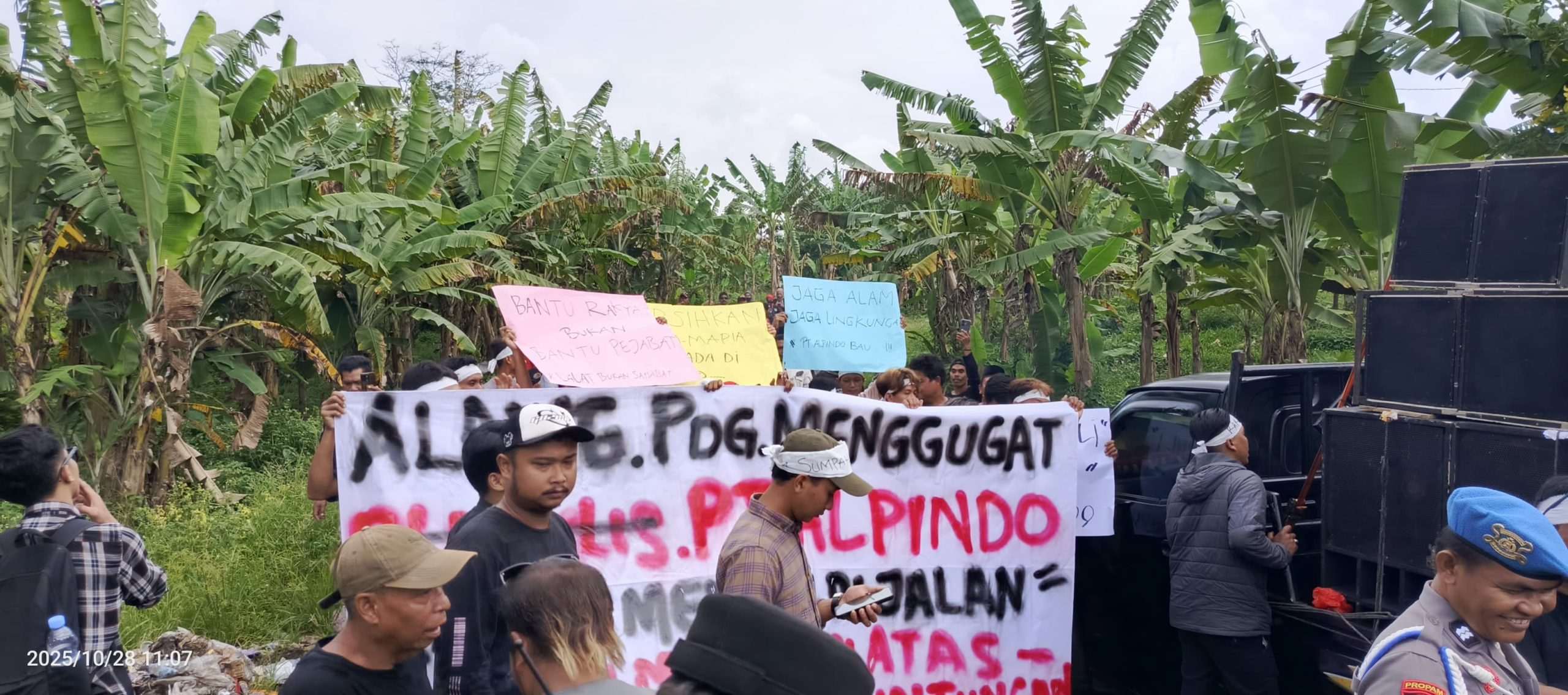 Dugaan Pencemaran dan Pelanggaran Perizinan, ALANG Gelar Aksi di Hari Sumpah Pemuda, Desak PT. ALPINDO Bertanggung Jawab