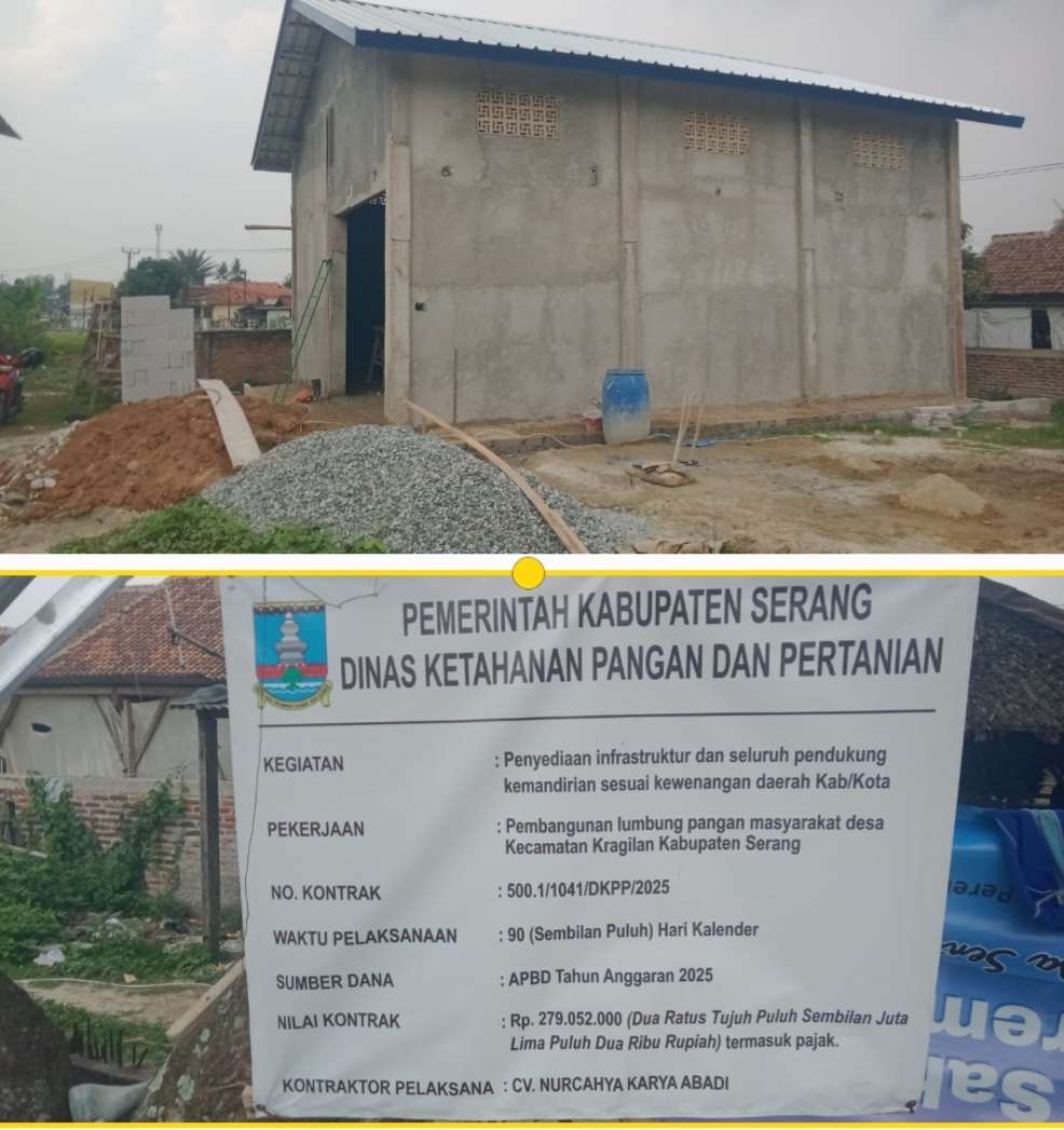 LSM Geram Banten Indonesia Soroti Pembangunan Lumbung Pangan di Duga Mark Up Anggaran, Kades Cisait Hibahkan Lahan 140 Meter LSM Geram Banten Indonesia Soroti Pembangunan Lumbung Pangan di Duga Mark Up Anggaran, Kades Cisait Hibahkan Lahan 140 Meter